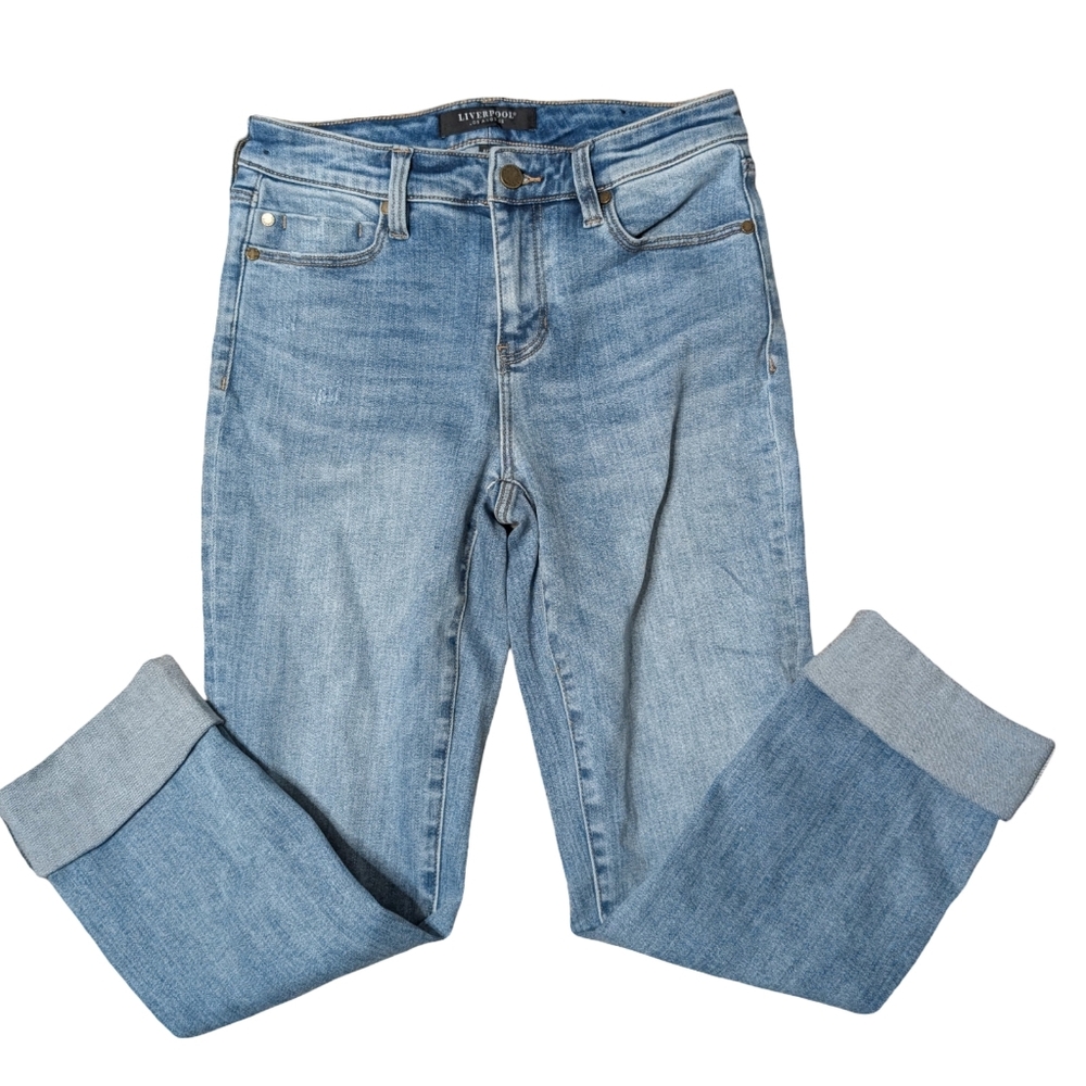 Liverpool Jean Company Charlie Crop Skinny 4/27 - Picture 5 of 12
